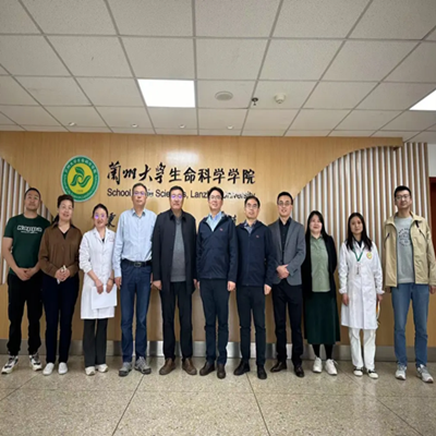 徕卡显微中国区总经理章越一行访问兰州大学生命科学学院