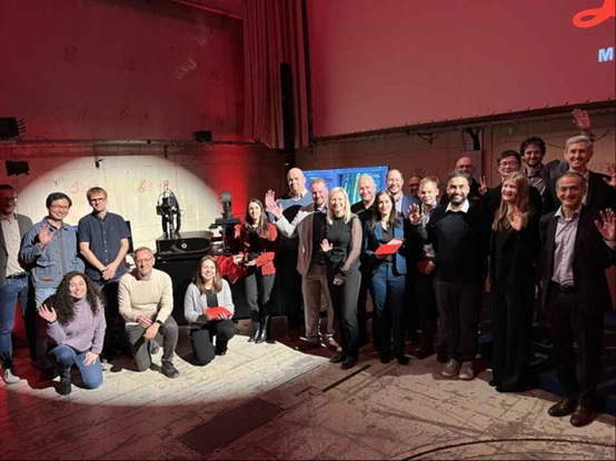 2026 年 FOM 会议上 OPM 技术的发明者 Dunsby 教授和 SCAPE 技术的发明者Hillman 教授莅临 Leica Viventis SCAPE 产品发布会现场